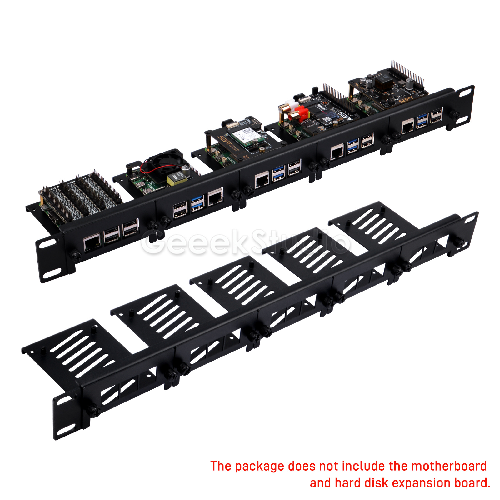 Deskpi Super6C - Support en rack 1U pour Raspberry